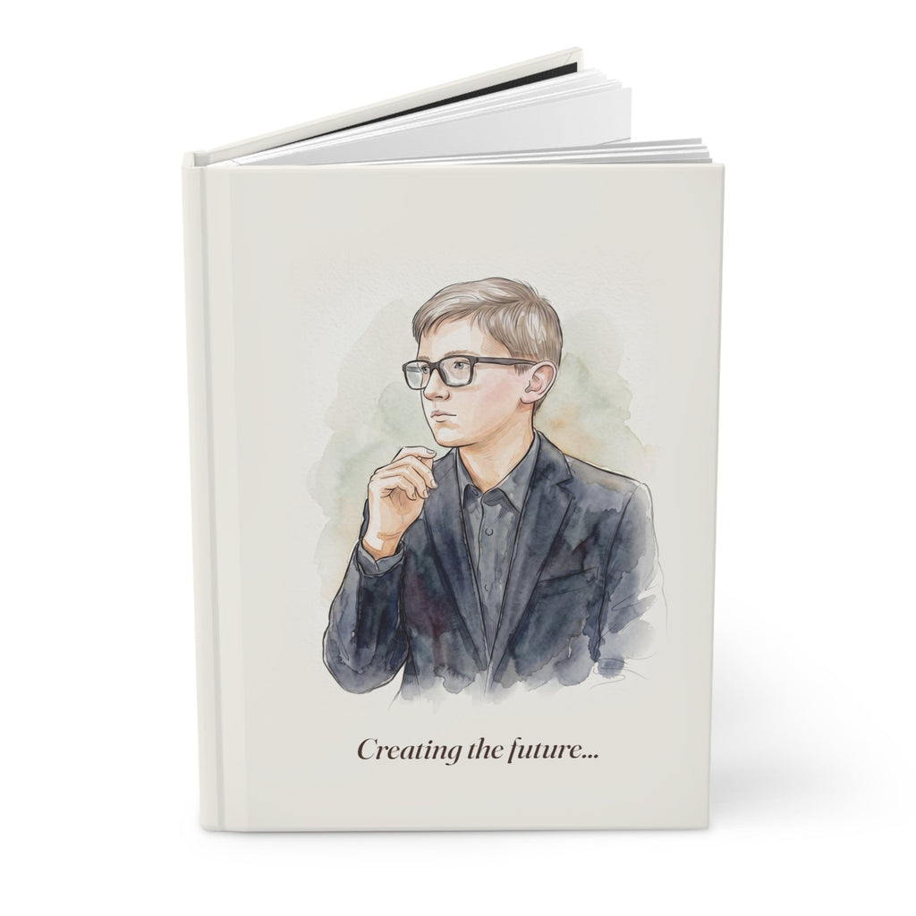 Example Custom Art hardcover journal, another view.