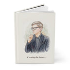 Custom Art hardcover journal example, open view