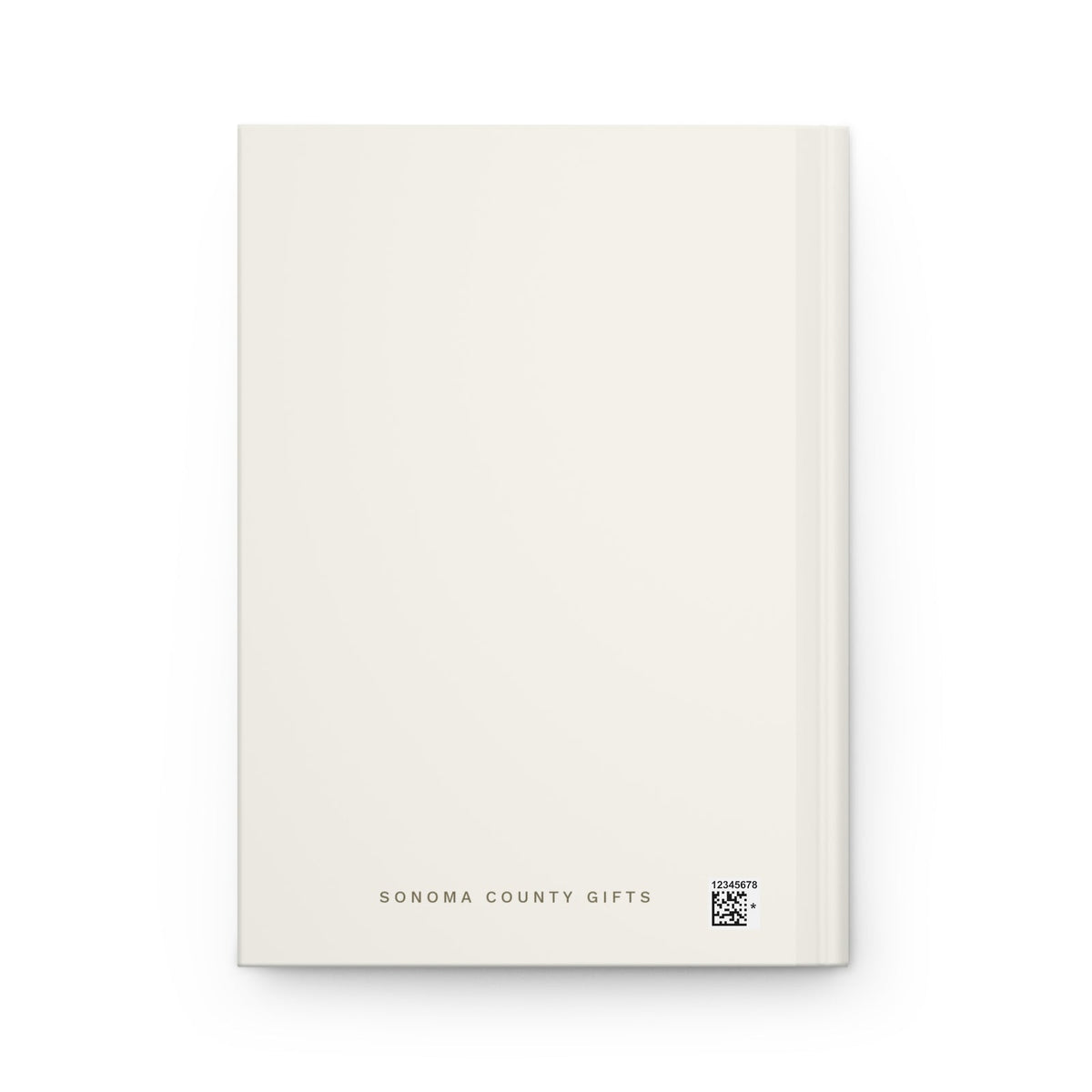 Example Custom Art hardcover journal, another view.