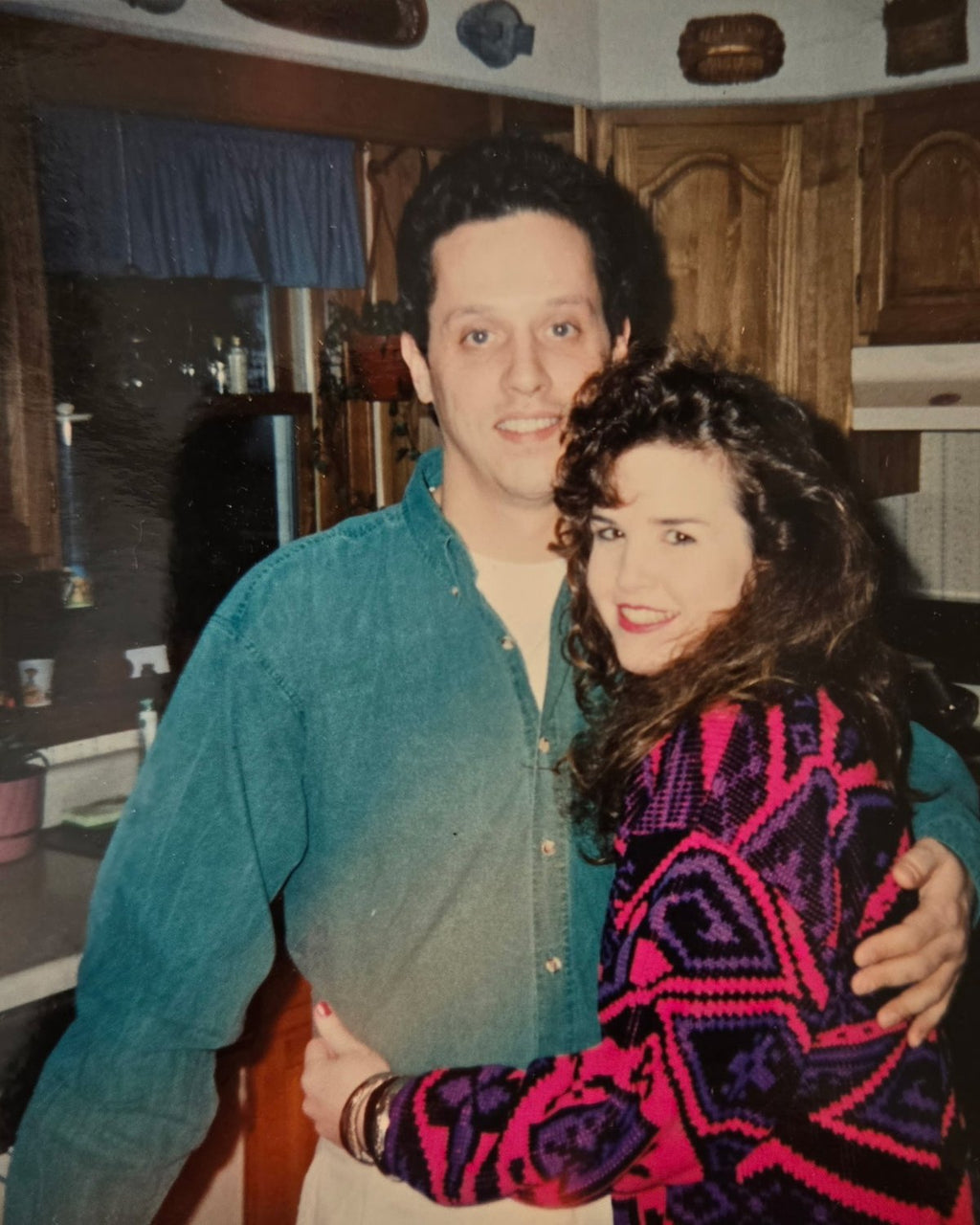 The original snapshot of Kevin and Claire the custom art started from
