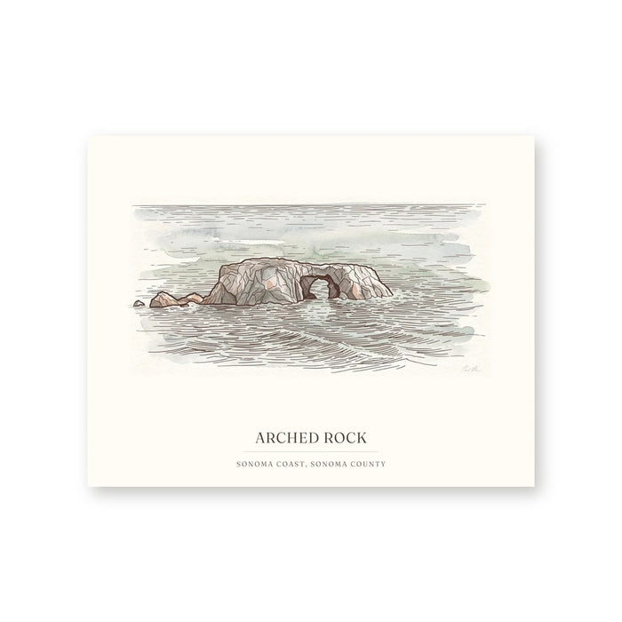 Arched Rock Canvas