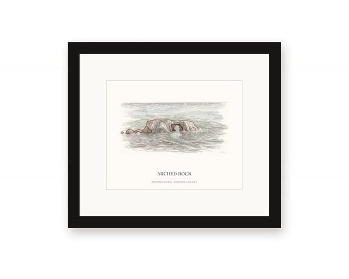 Arched Rock Framed Print