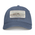 Blue Jean washed cap with the Arched Rock watercolor panel and SONOMA COAST