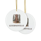 Colonel Armstrong Tree ornament, printed the same on both sides