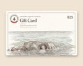 $25 Sonoma County Gifts gift card with a watercolor of Arched Rock