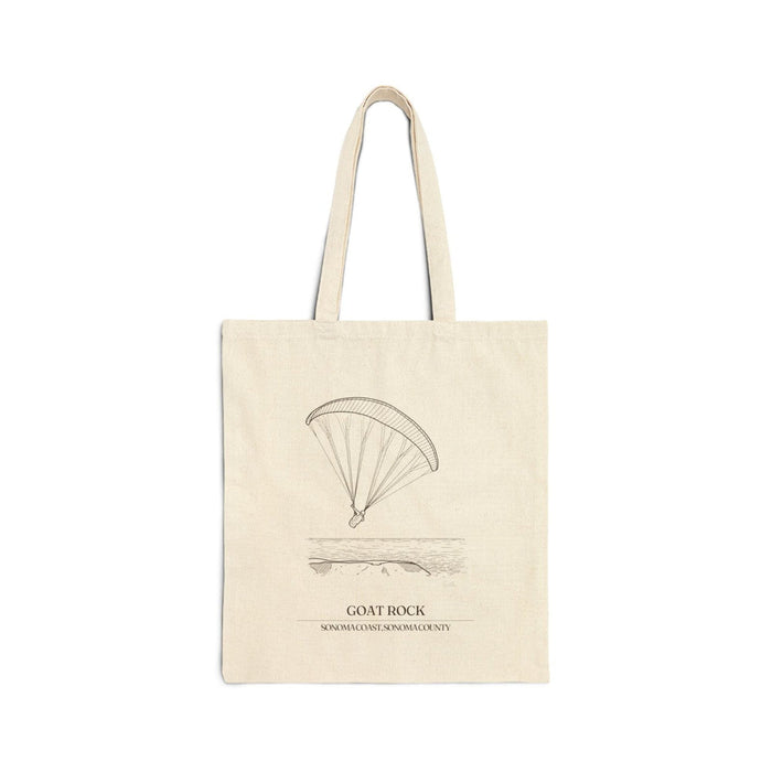 Paraglider over Goat Rock Tote Bag