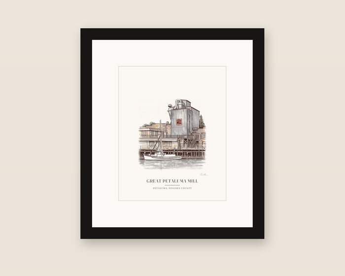 Great Petaluma Mill Framed Print