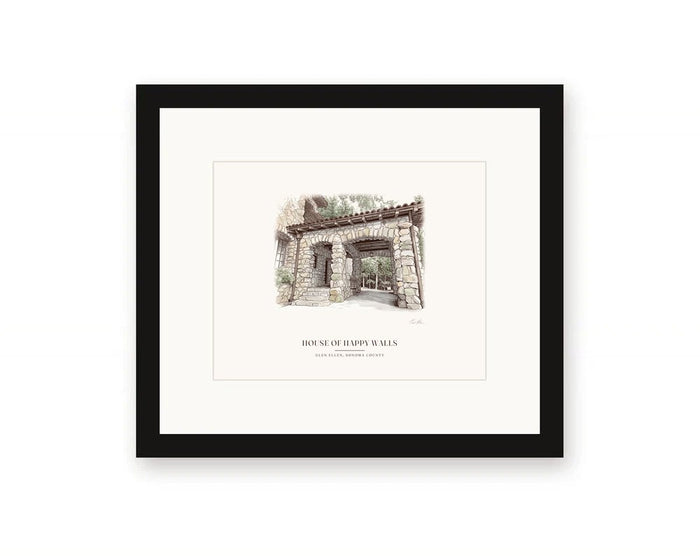House of Happy Walls Framed Print