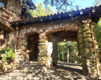 The photograph of House of Happy Walls in Glen Ellen that the print was made from, taken on location