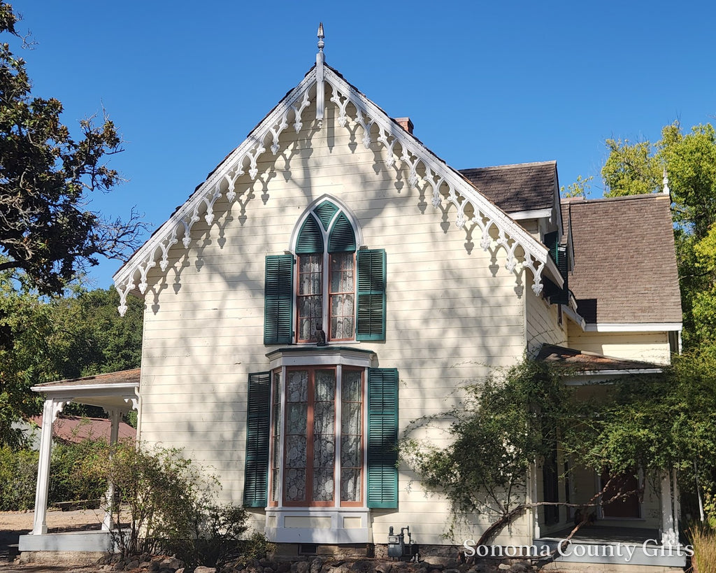 The photograph of Lachryma Montis in Sonoma that the print was made from, taken on location