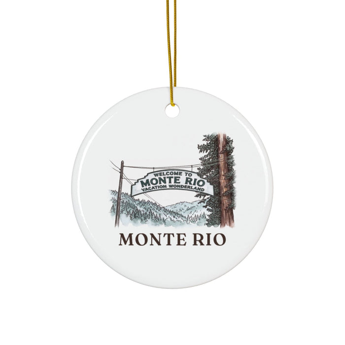 Monte Rio Sign Ornament