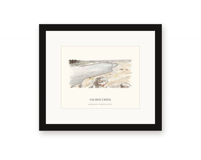 Salmon Creek Framed Print