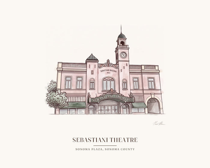 Sebastiani Theatre Art Print