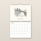 April: the Petaluma River, above the April 2027 date grid