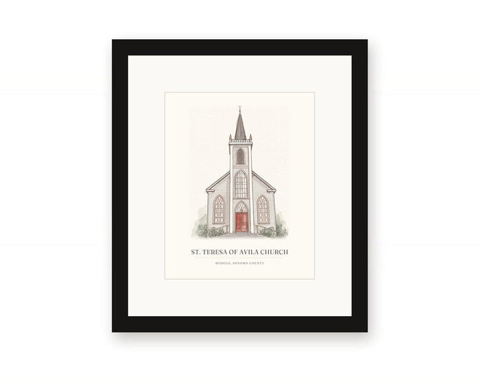 St. Teresa of Avila Church Framed Print