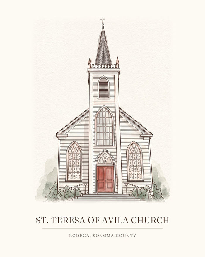 St. Teresa of Avila Church Art Print