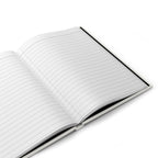 Lined pages inside the swing bridge journal